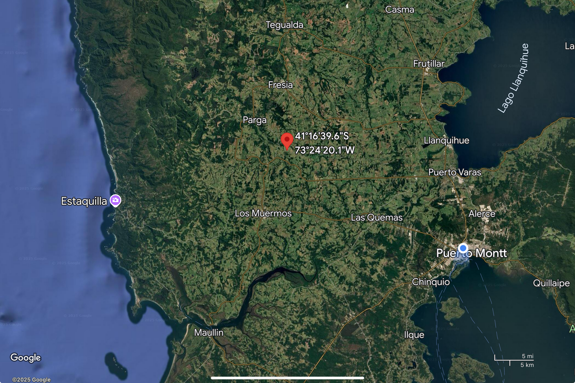 0.5-Hectare Parcels in Cuesta La Vaca – Los Muermos, Los Lagos Region, Chile